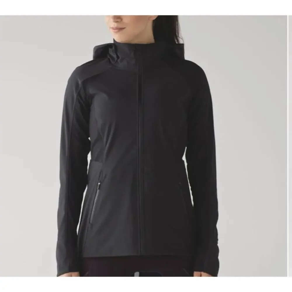 Lululemon Sleet Sprinter‎ Jacket Black Size 4